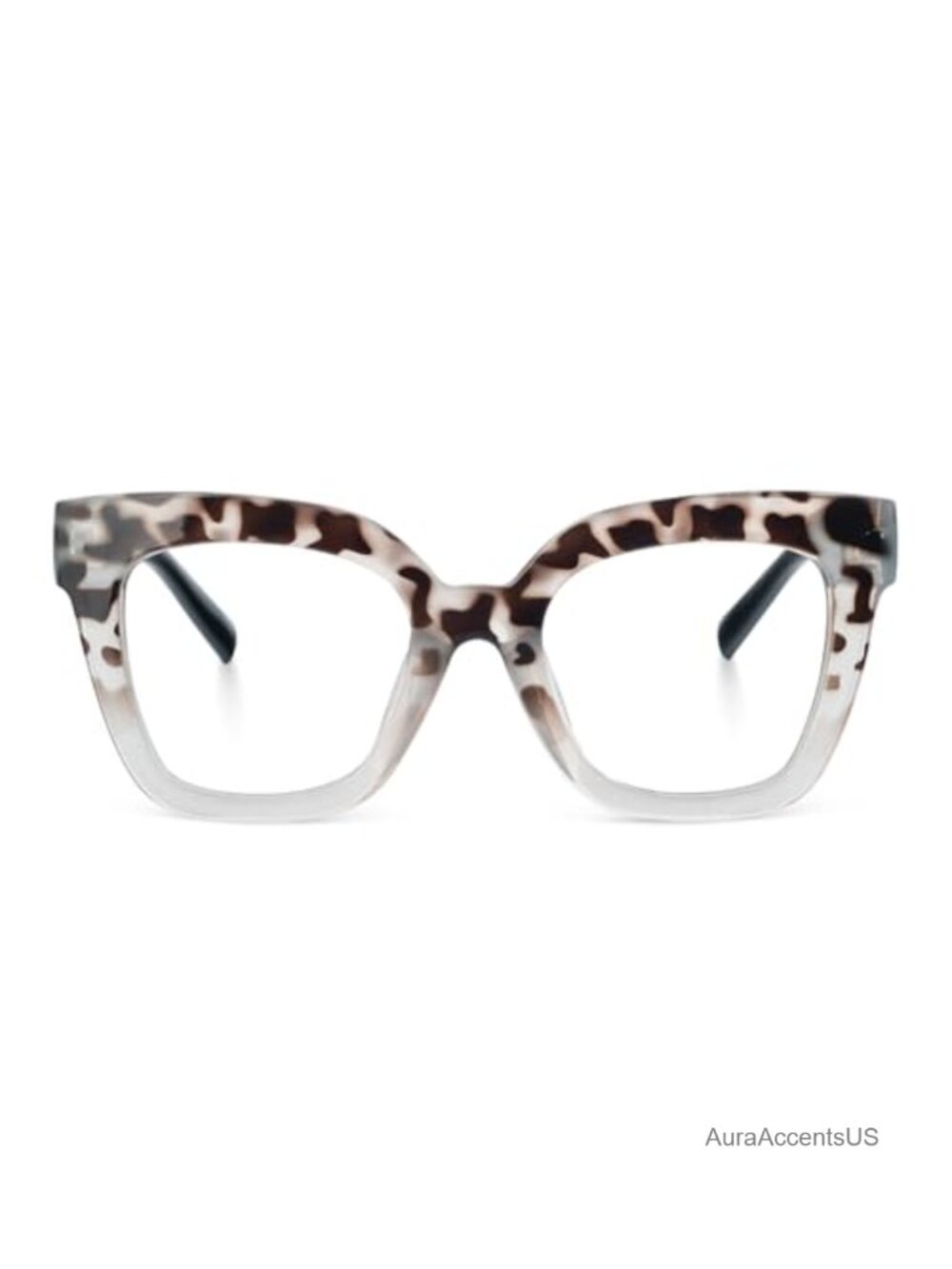 Oversized Blue Light Blocking Reading Glasses 2 Pack Square Reader
